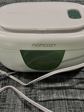 Momcozy White and Green Wipe Warmer — Gentle Heated Wipes